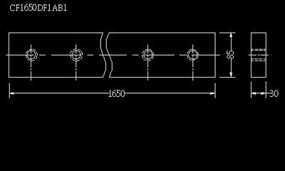 Double Shear Blades CF1650DF1AB1