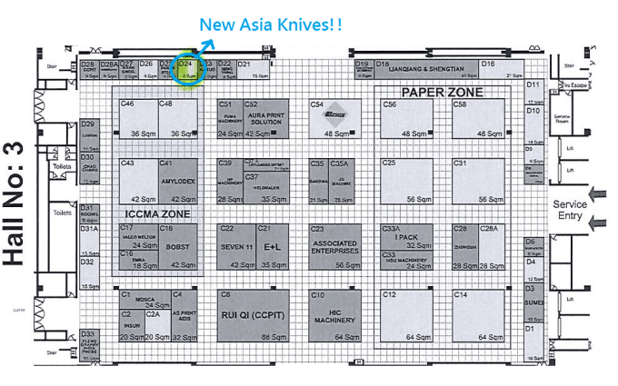 2017/9/14~9/16 India Corr Expo (Delhi) New Asia Knives will attend India Corr Expo in Delhi. We warmly invite you to join us in such a great event. Your visiting is our great honor. Sincerely invite you. Our booth No. Hall 3 D24. Looking forward to meet you on the booth!! 2017/9/14~9/16 India Corr Expo (Delhi) New Asia Knives will attend India Corr Expo in Delhi. We warmly invite you to join us in such a great event. Your visiting is our great honor. Sincerely invite you. Our booth No. Hall 3 D24. Looking forward to meet you on the booth!!