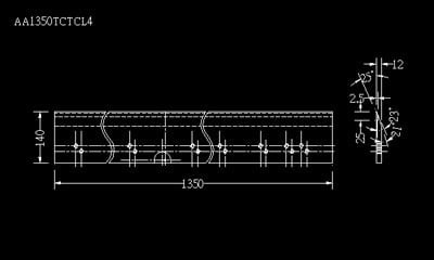 Paper Cutting Knives AA1350TCTCL4