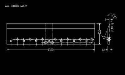 Paper Cutting Knives AA1380HB3WO2