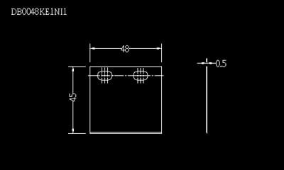 Granulating Knives / Granulator DB0048KE1NI1